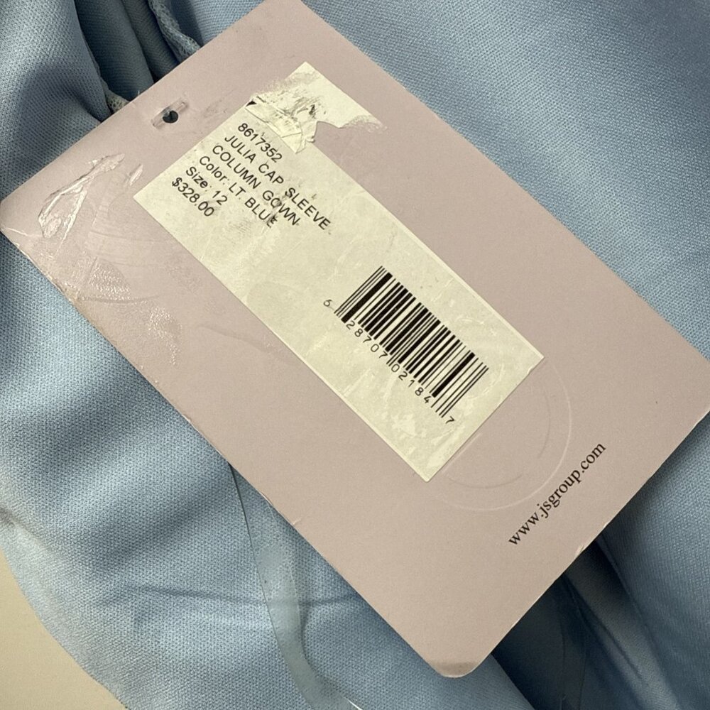 New JS Collections Size 12 Julia Blue Cap Sleeve … - image 11